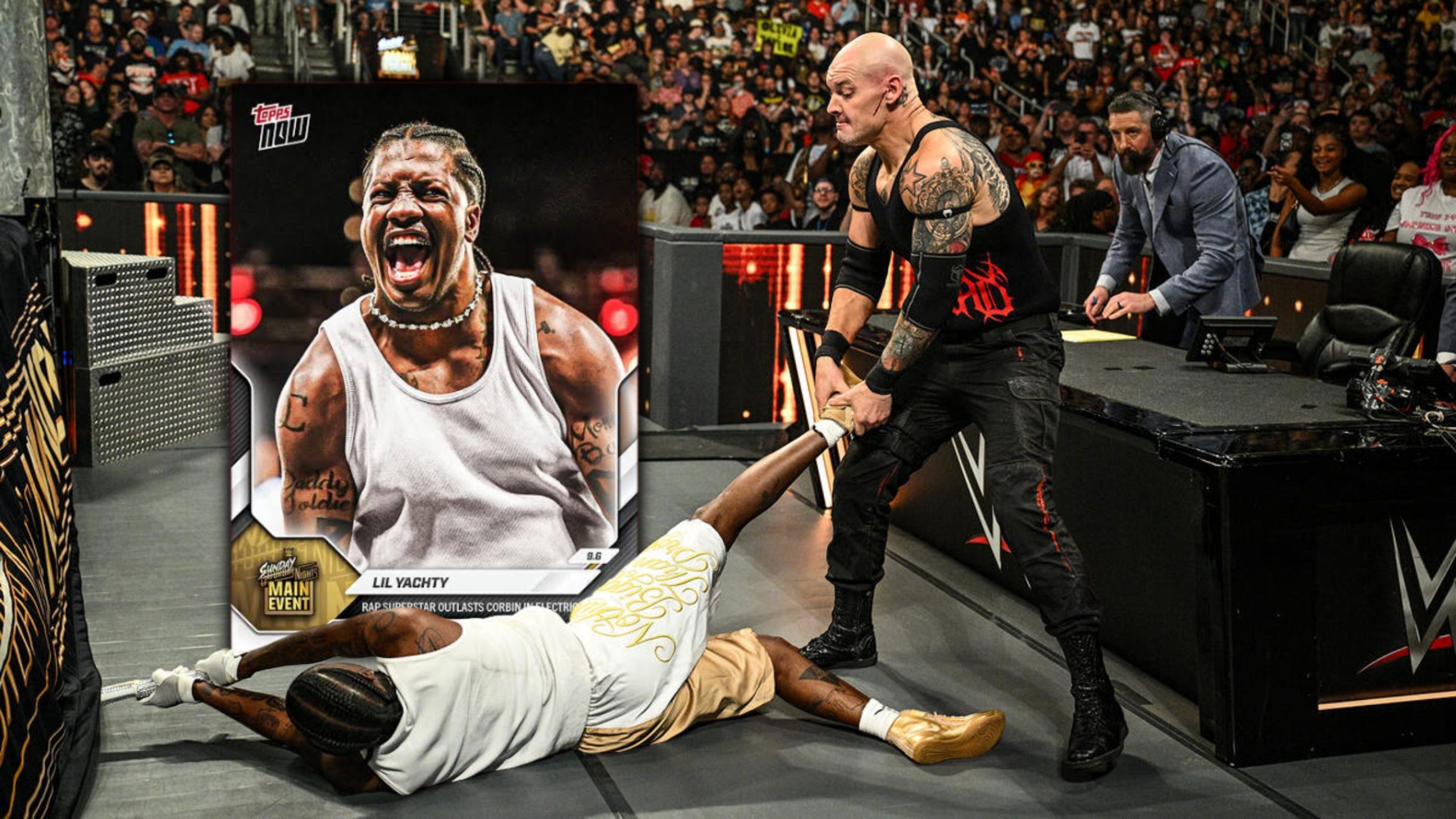 Lil Yachty Gets His Own Topps Card for WWE Ring Debut