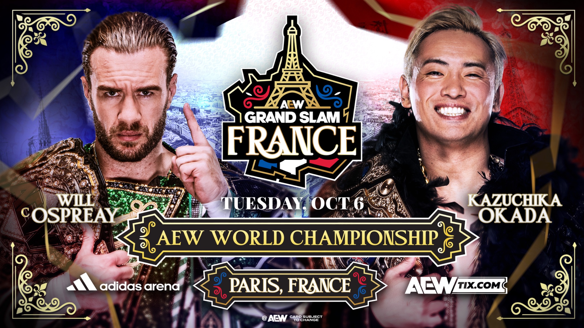 AEW Grand Slam France Preview: October 6, 2026